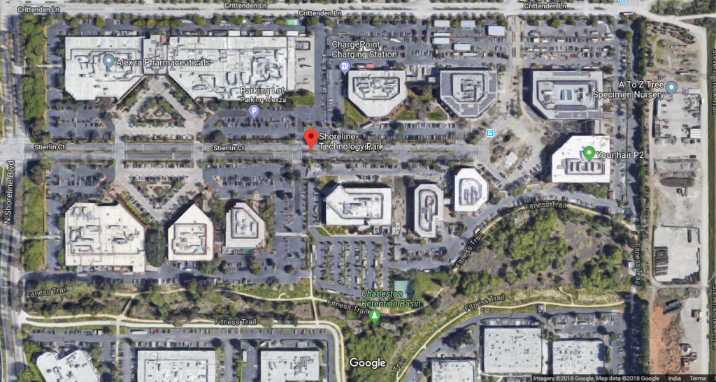 Shoreline Technology Park ariel view