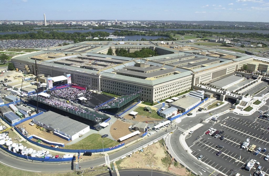 Pentagon aerial view